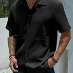 Men's casual short-sleeve shirt