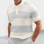Front view of men's lapel shirt