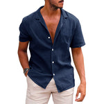 Men's short-sleeve casual shirt