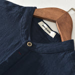 Men's solid color short-sleeve shirt
